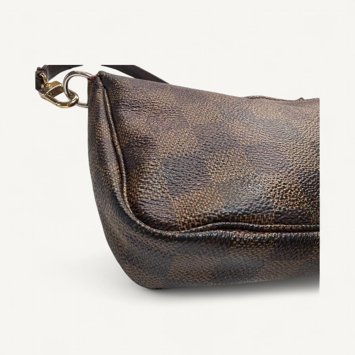 Louis Vuitton in Dark Brown Pochette Accessories Hobo