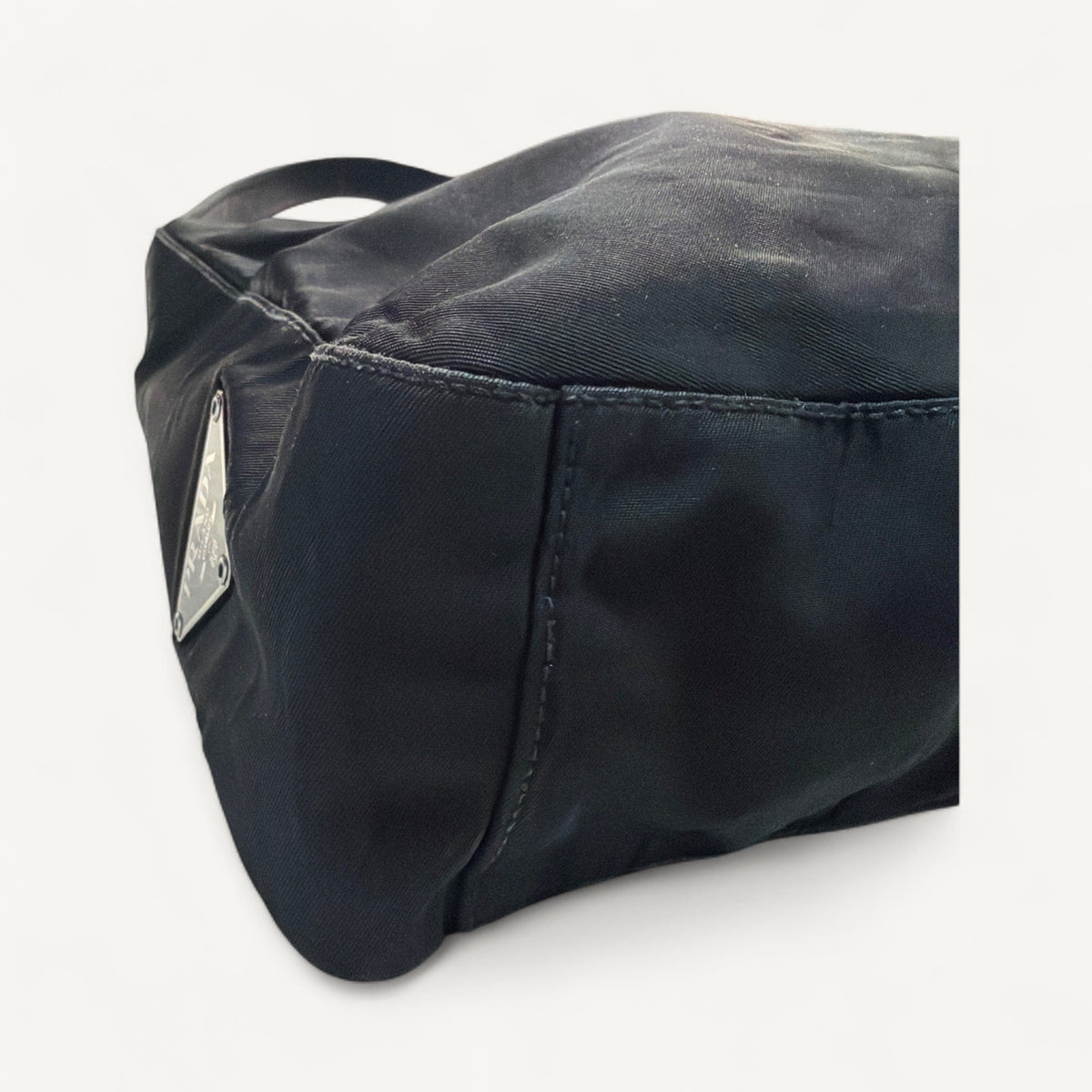 Prada Tessuto Nylon Vintage Hobo Bag in Black