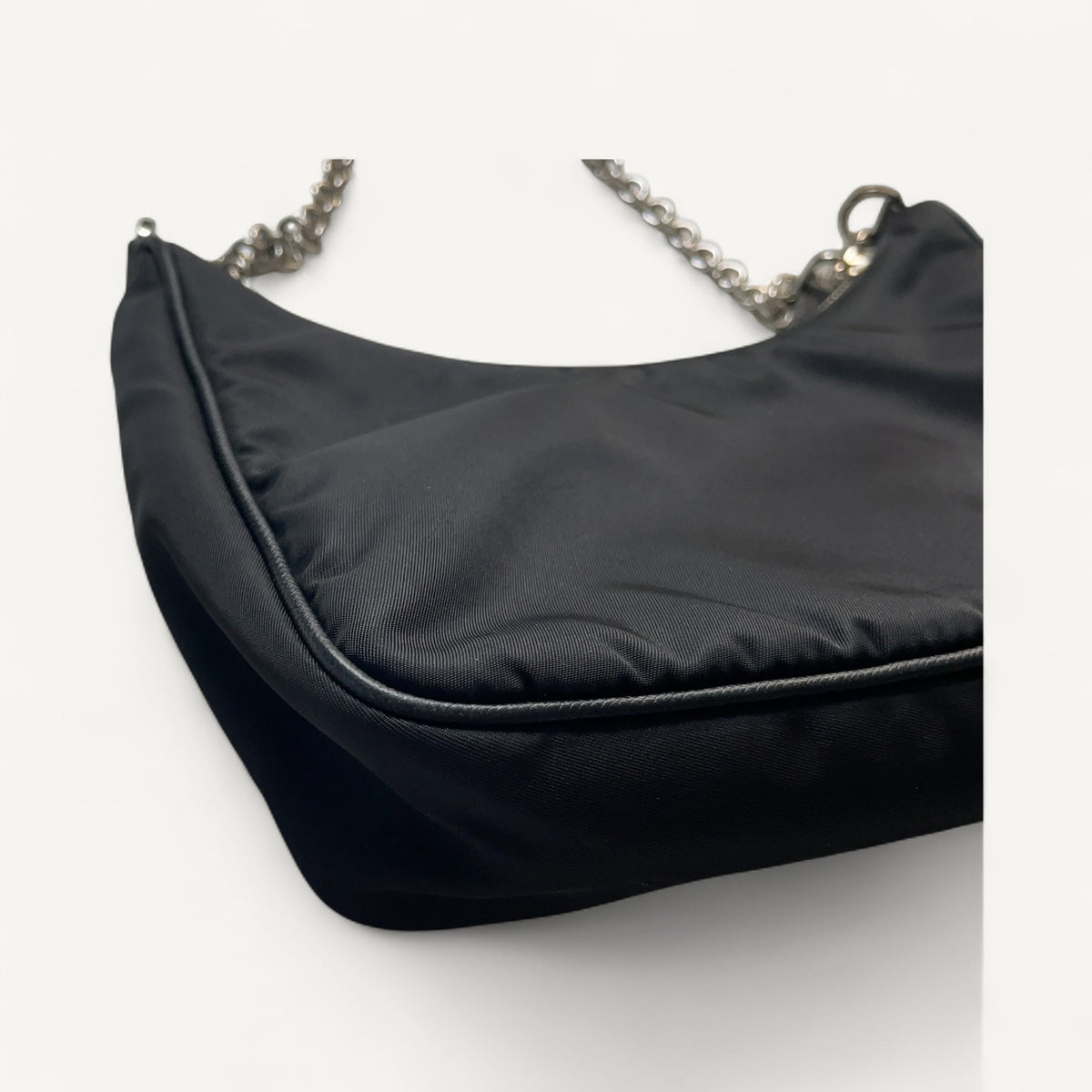 Prada Nylon Tessuto Crossbody Bag in Black