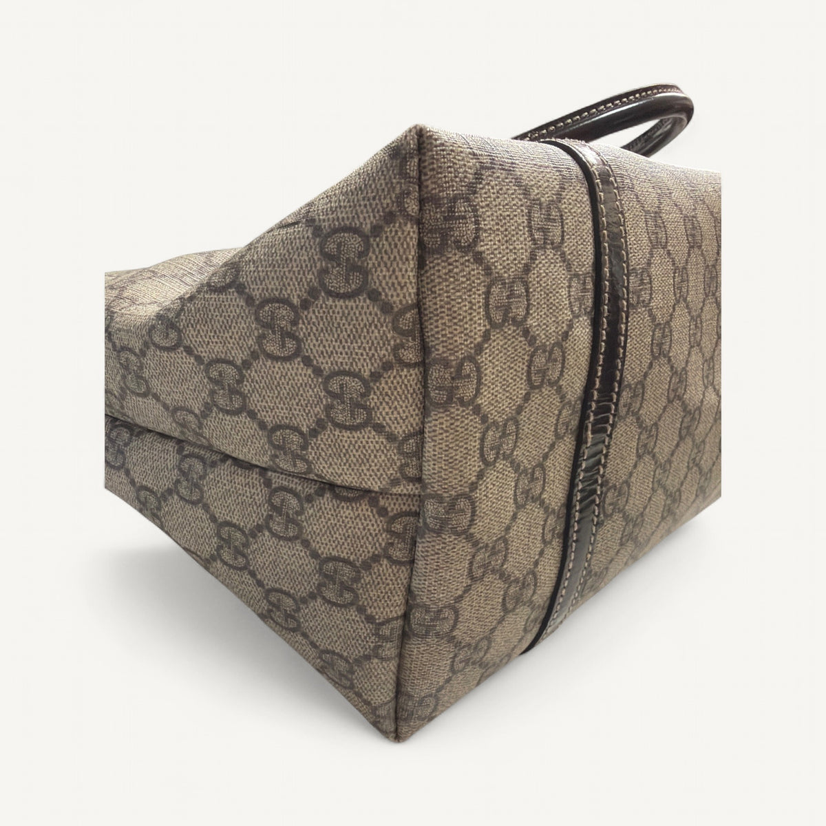 Gucci Supreme Joy Tote Medium in Dark Brown