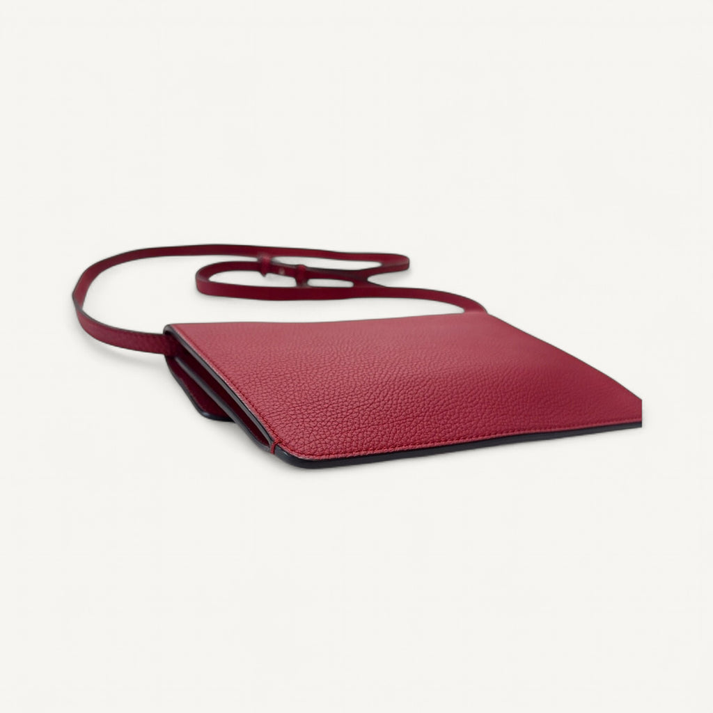 Gucci Piston Lock Jackie Flap Crossbody in Red