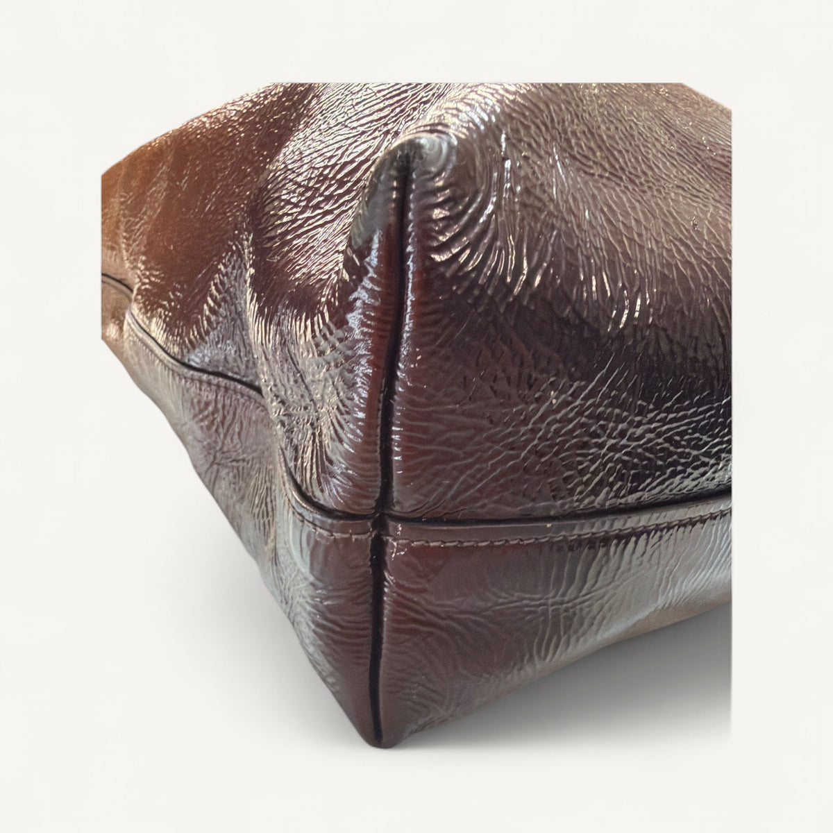 Prada Vitello Shine Convertible Messenger Ombre Messenger Bag in Brown