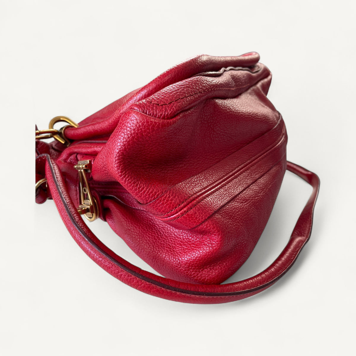 Chloe Paraty Shoulder Bag in Red