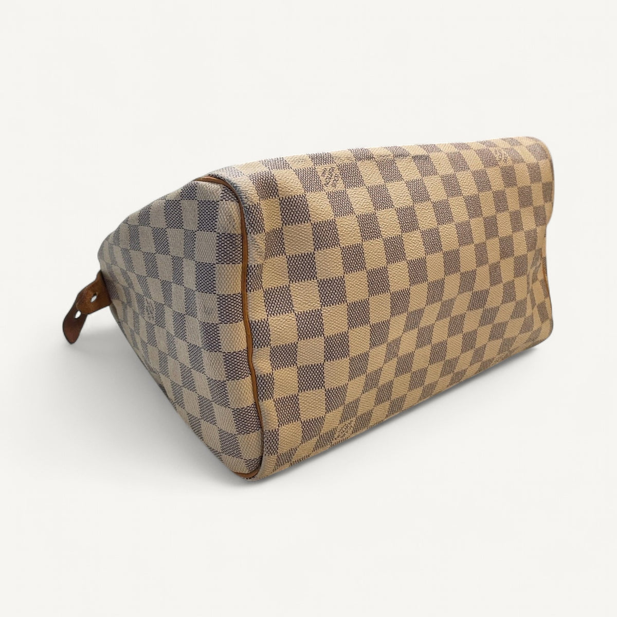 Louis Vuitton Damier Azur Speedy 30 Handbag in White