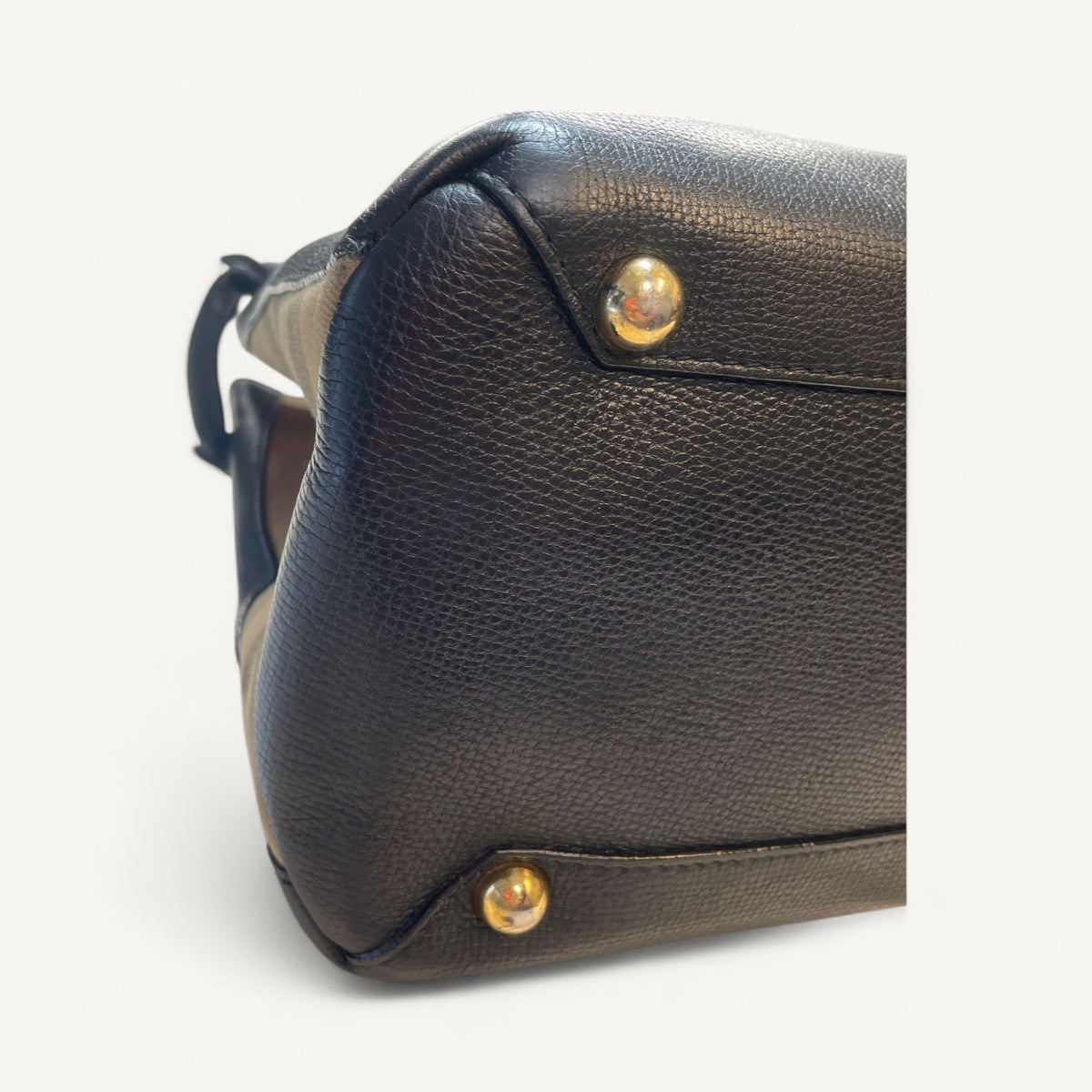 Burberry Banner House Check Crossbody in Black