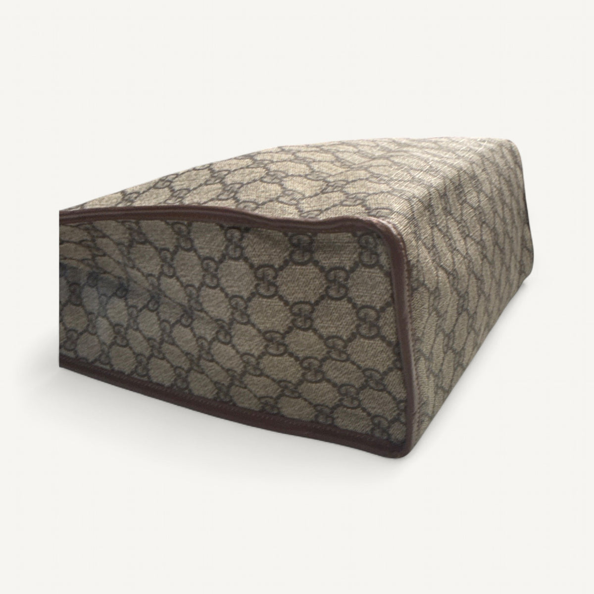 Gucci GG Supreme Canvas Tote in Dark Brown