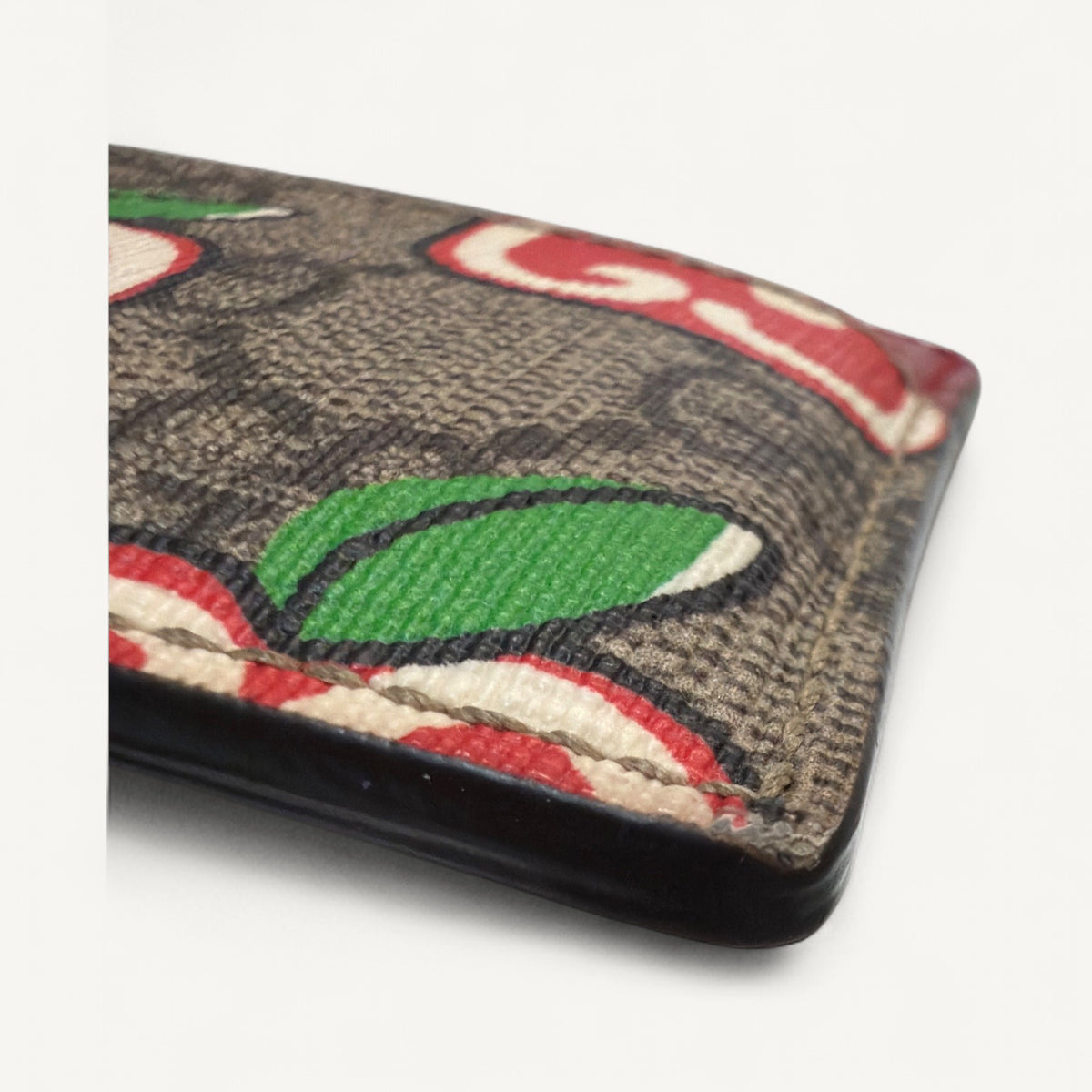 Gucci Supreme Cherry Card Holder