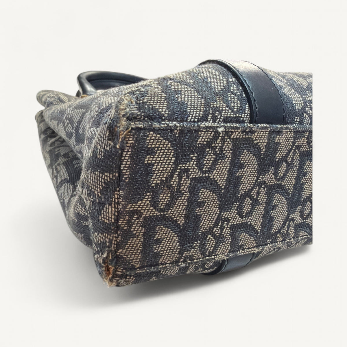 Christian Dior Vintage Monogram Trotter Diorissimo Canvas Tote