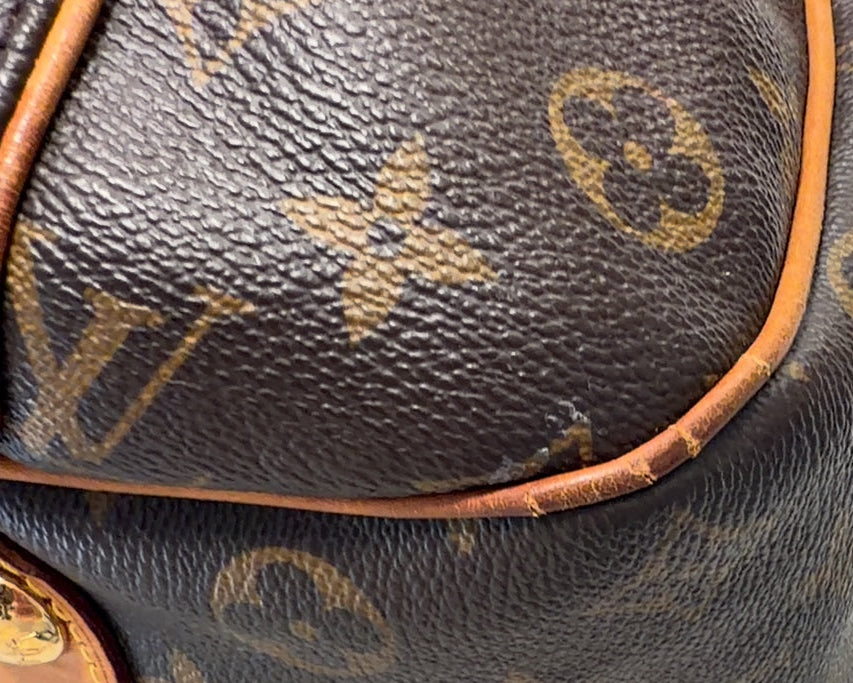 Louis Vuitton Monogram Galliera Canvas Shoulder Bag in Brown