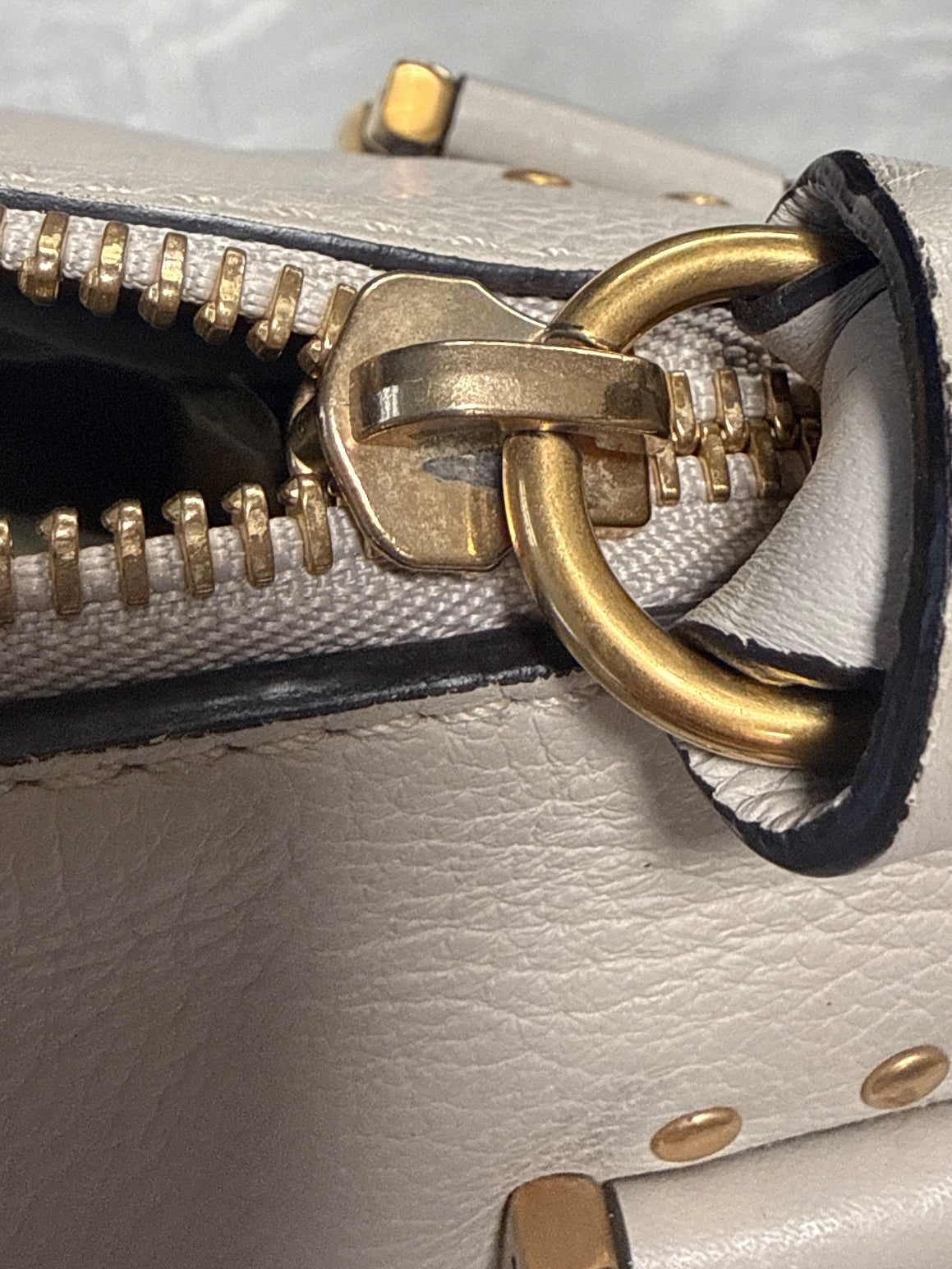 Chloe Marcie Shoulder Bag in Gray