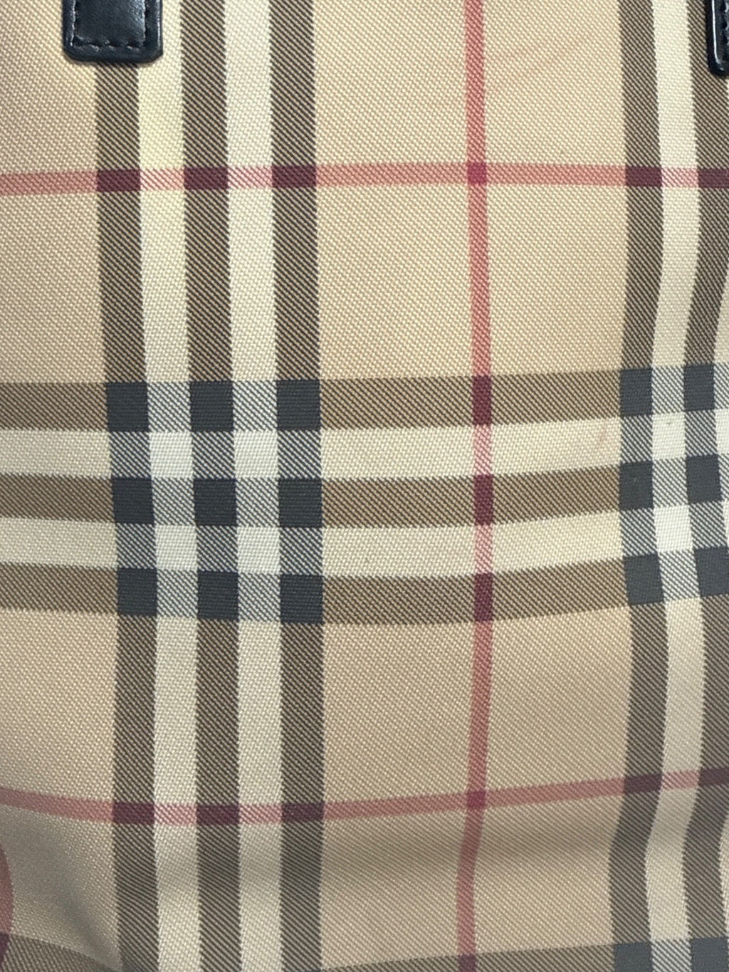 Burberry Nova Check Tote in Brown