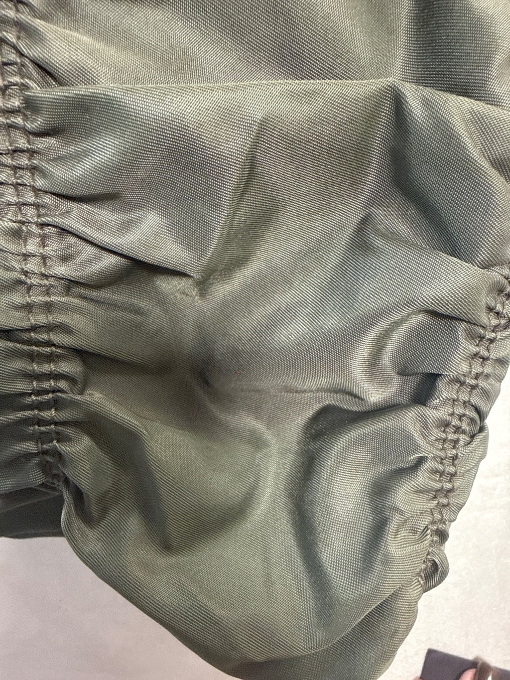 Prada Tessuto Gaufre Tote in Green