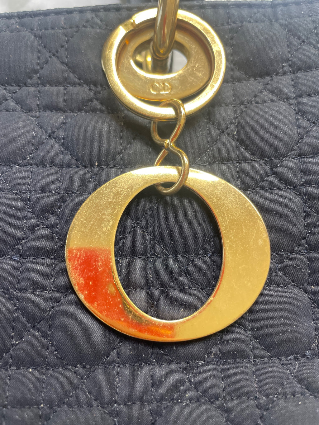 Christian Dior Cannage Lady Dior Top Handle