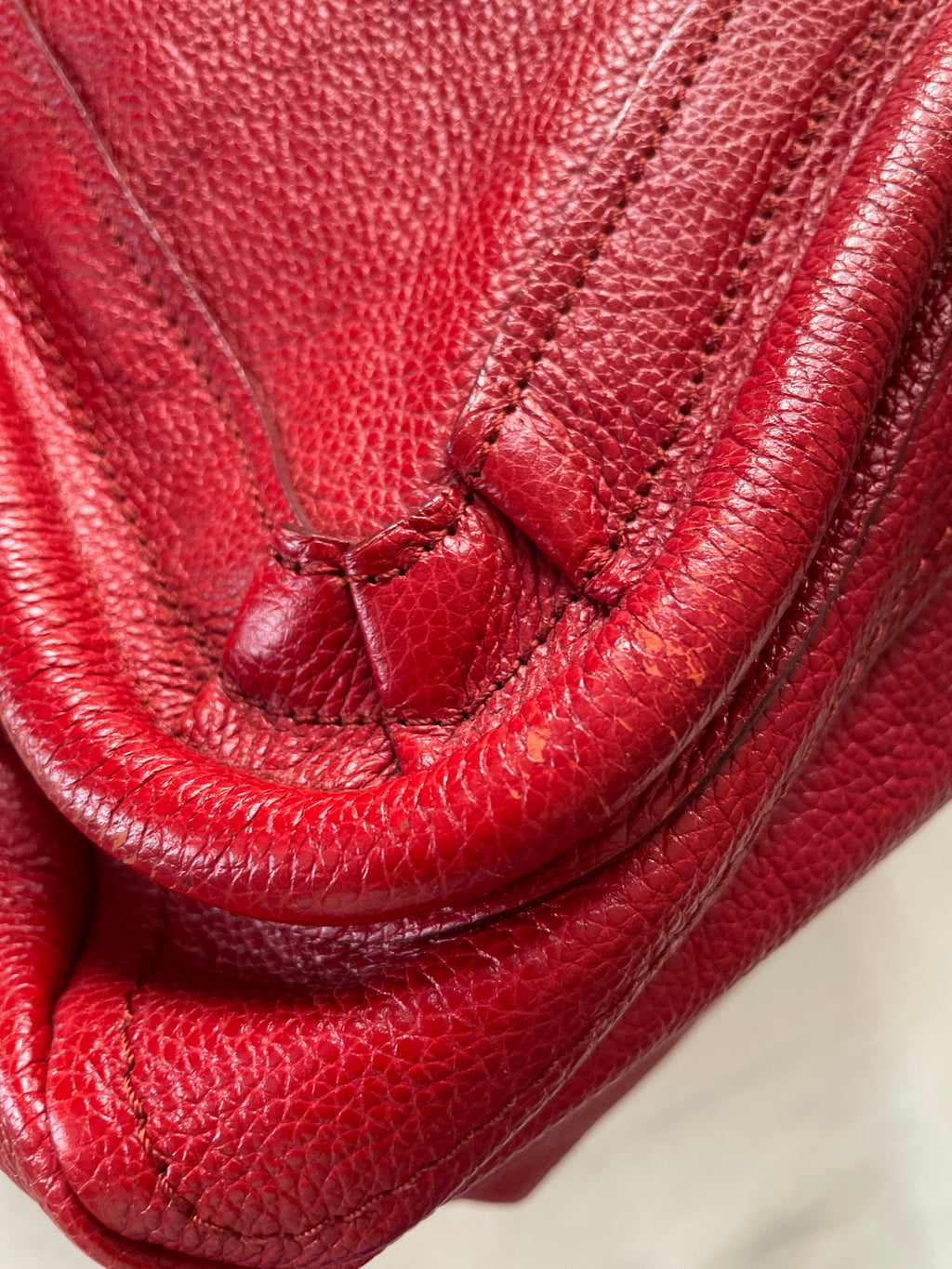 Chloe Paraty Shoulder Bag in Red