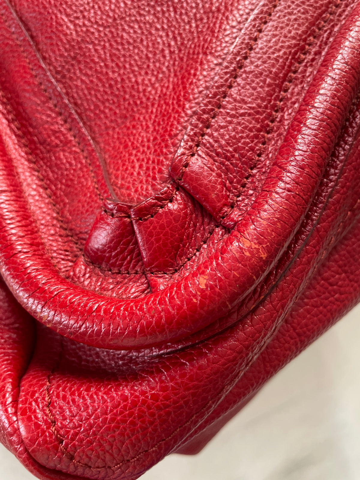 Chloe Paraty Shoulder Bag in Red