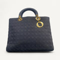 Christian Dior Cannage Lady Dior Top Handle