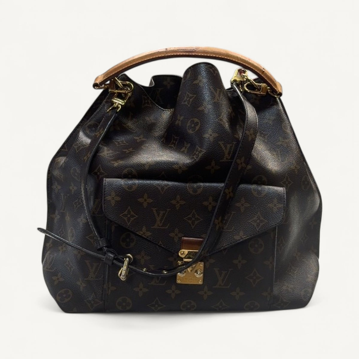 Louis Vuitton Metis Hobo Sling in Dark Brown