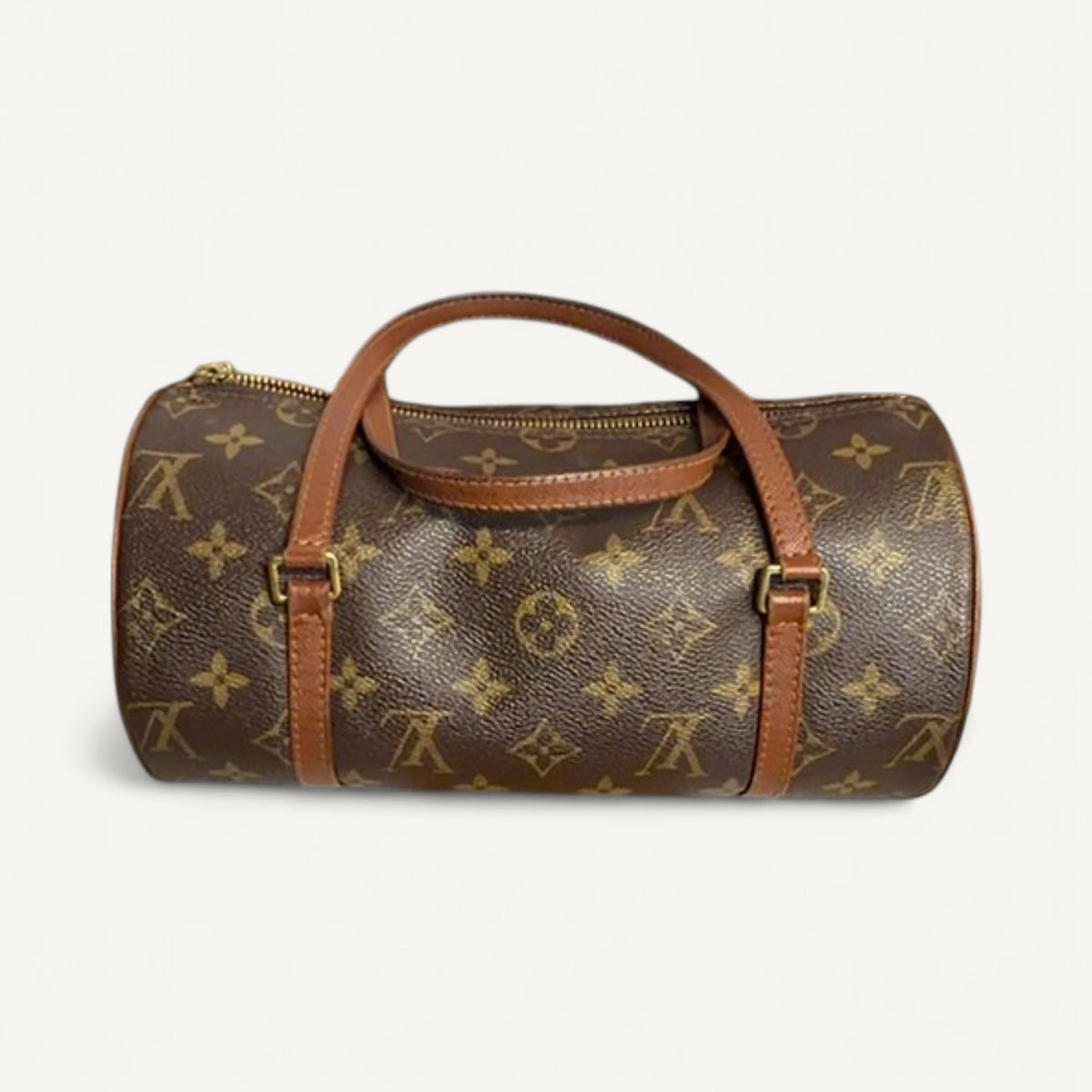 Louis Vuitton Papillon Monogram Shoulder Bag in Dark Brown