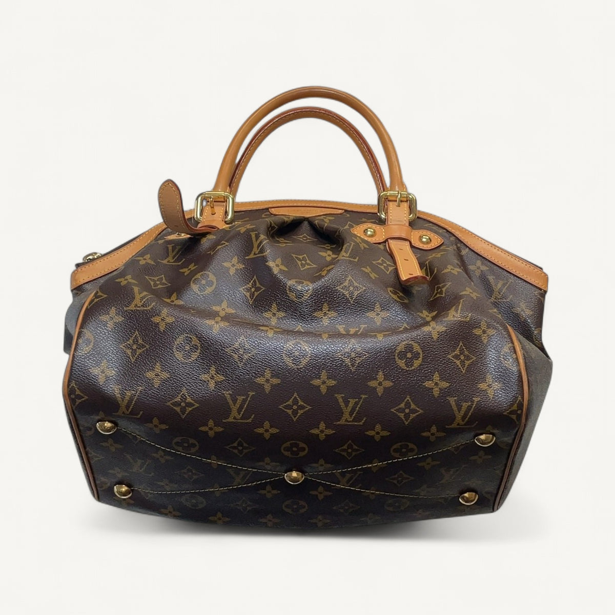 Louis Vuitton Monogram Canvas Tote in Brown