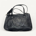 Gucci Soho Interlocking Working Tote in Black