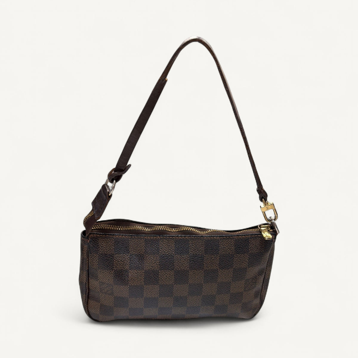 Louis Vuitton in Dark Brown Pochette Accessories Hobo
