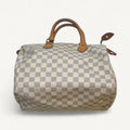 Louis Vuitton Damier Azur Speedy 30 Handbag in White