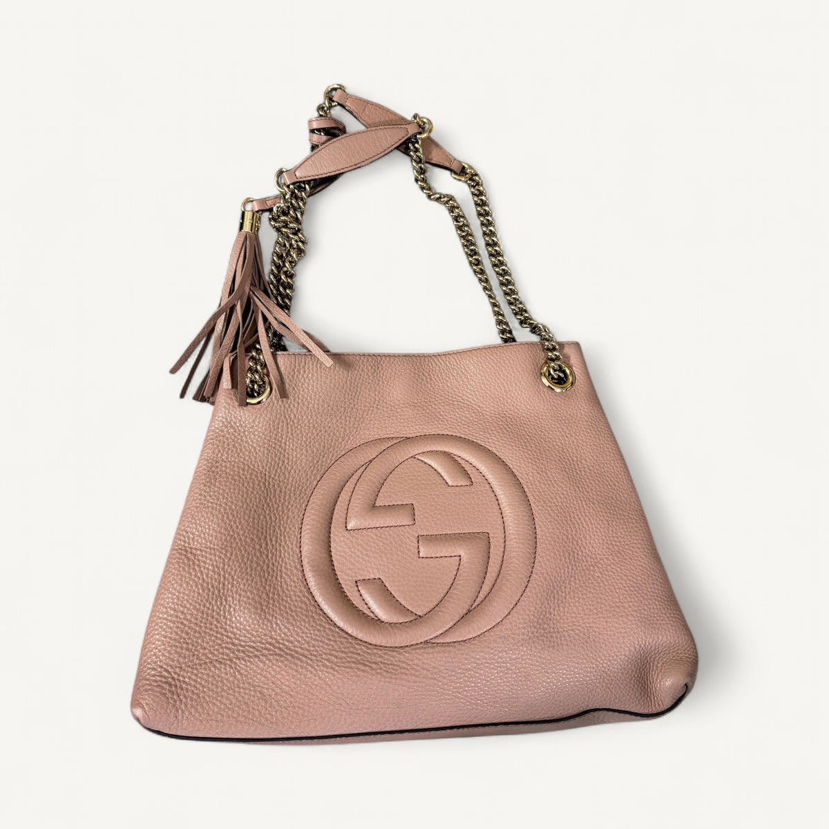 Gucci Soho Chain Tote in Pink