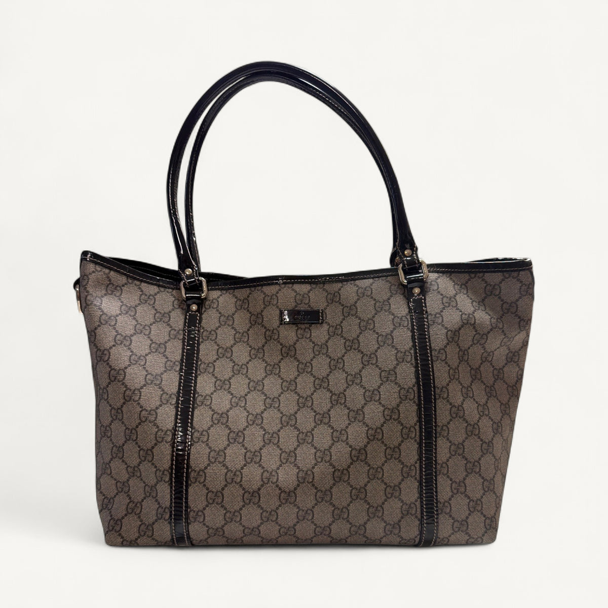 Gucci Supreme Joy Tote Medium in Dark Brown