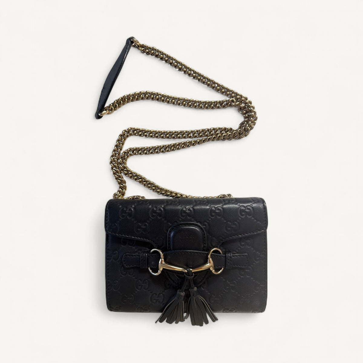 Gucci Emily Flap Small Crossbody Crossbody Bag in Blue