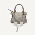 Chloe Marcie Shoulder Bag in Gray