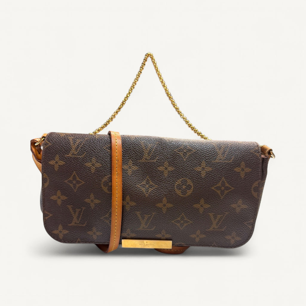 Louis Vuitton Favorite Messenger Bag in Brown