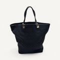 Gucci Eclipse Monogram Canvas Large Tote in Black