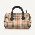 Burberry Haymarket Check Satchel in Brown