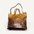 Prada Vitello Shine Convertible Messenger Ombre Messenger Bag in Brown
