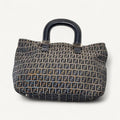 Fendi Zucca Canvas Tote in Blue
