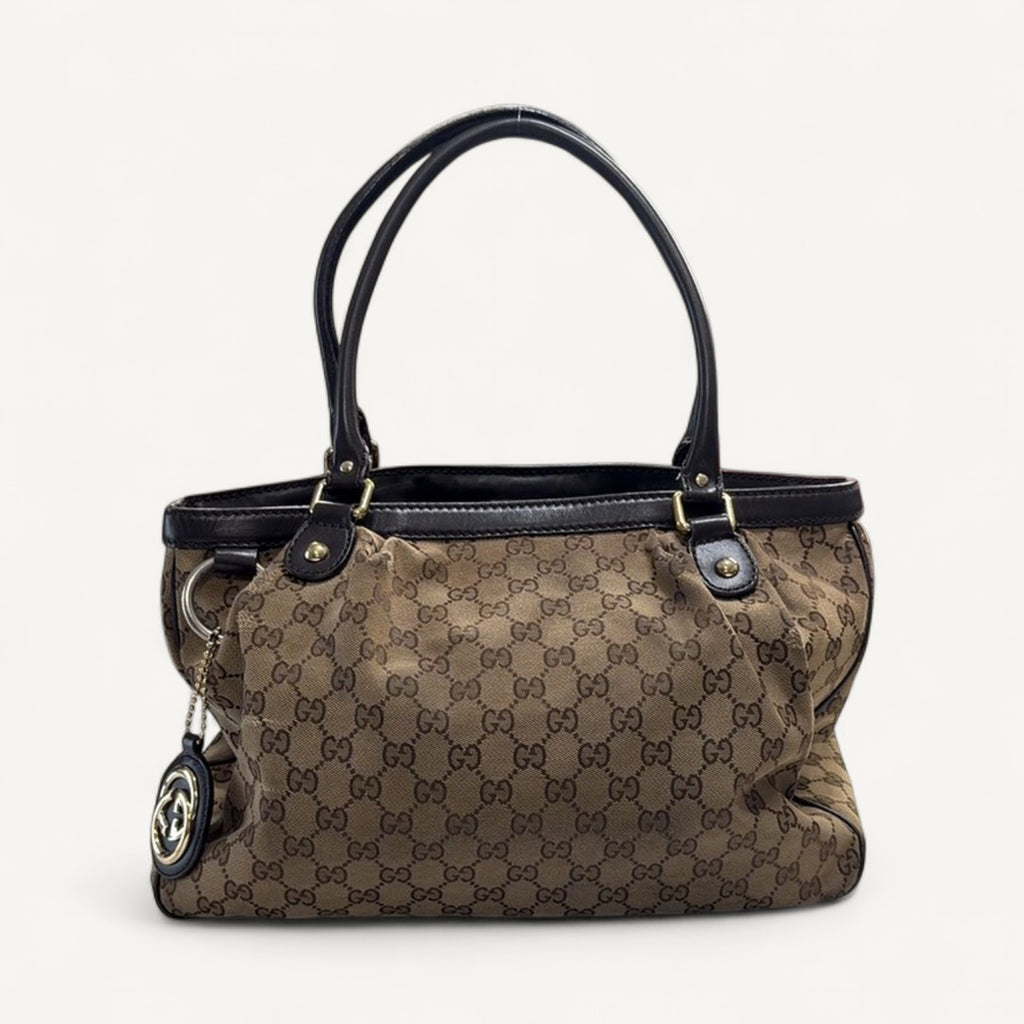 Gucci Monogram Canvas Sukey Tote