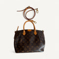 Louis Vuitton Monogram Turenne Crossbody Messenger Bag in Dark Brown