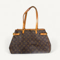 Louis Vuitton Batignolles Horizontal Tote in Dark Brown