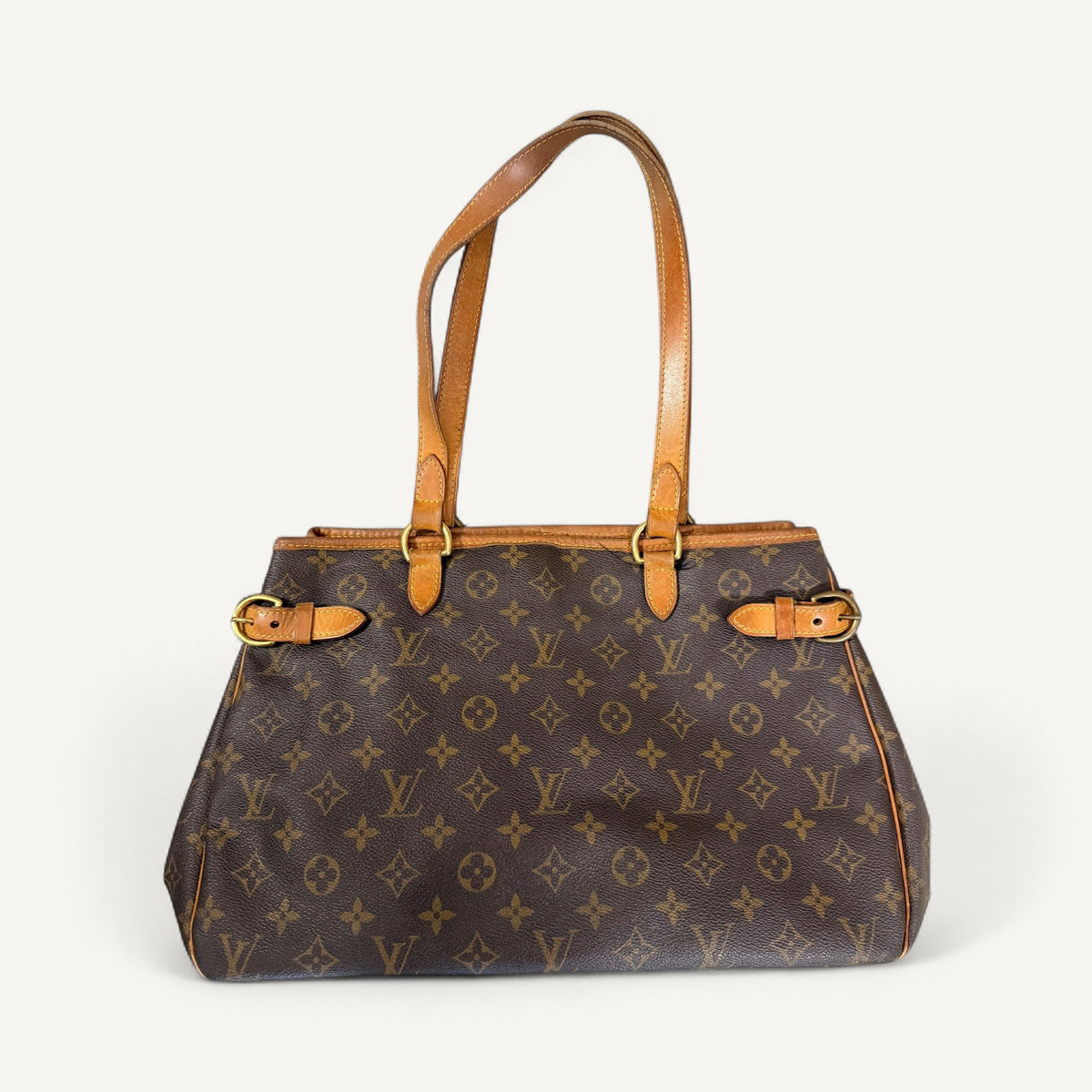 Louis Vuitton Batignolles Horizontal Tote in Dark Brown