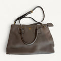 Prada Vitello Daino Crossbody Messenger Messenger Bag in Gray