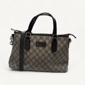 Gucci Supreme Convertible Tote Messenger in Dark Brown