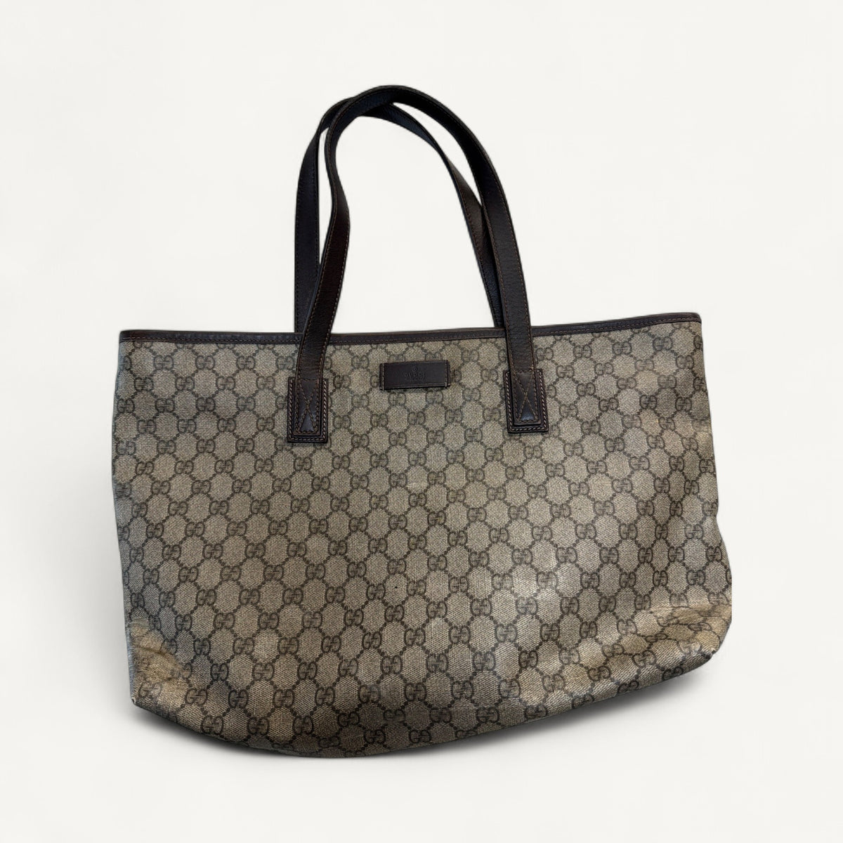 Gucci Supreme Tote in Brown