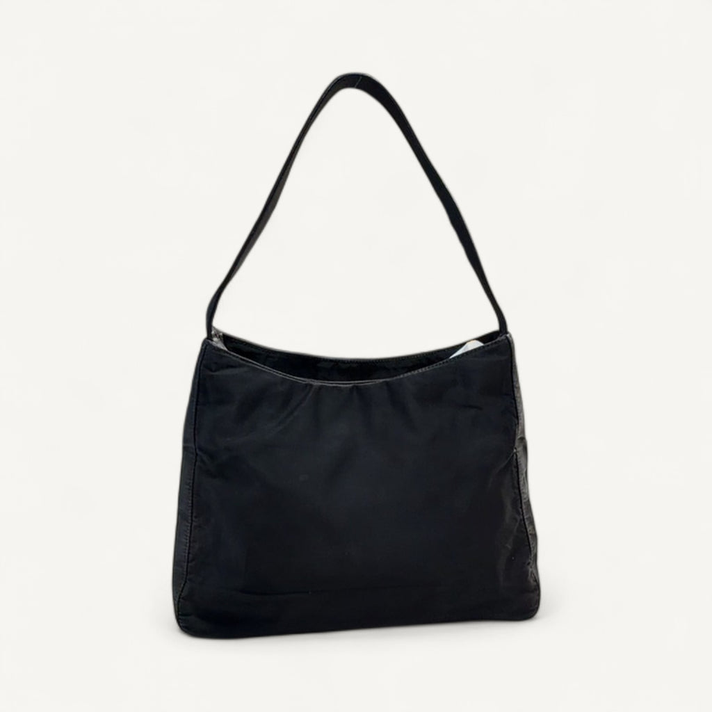 Prada Tessuto Nylon Vintage Hobo Bag in Black