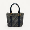 Christian Dior Vintage Monogram Trotter Diorissimo Canvas Tote