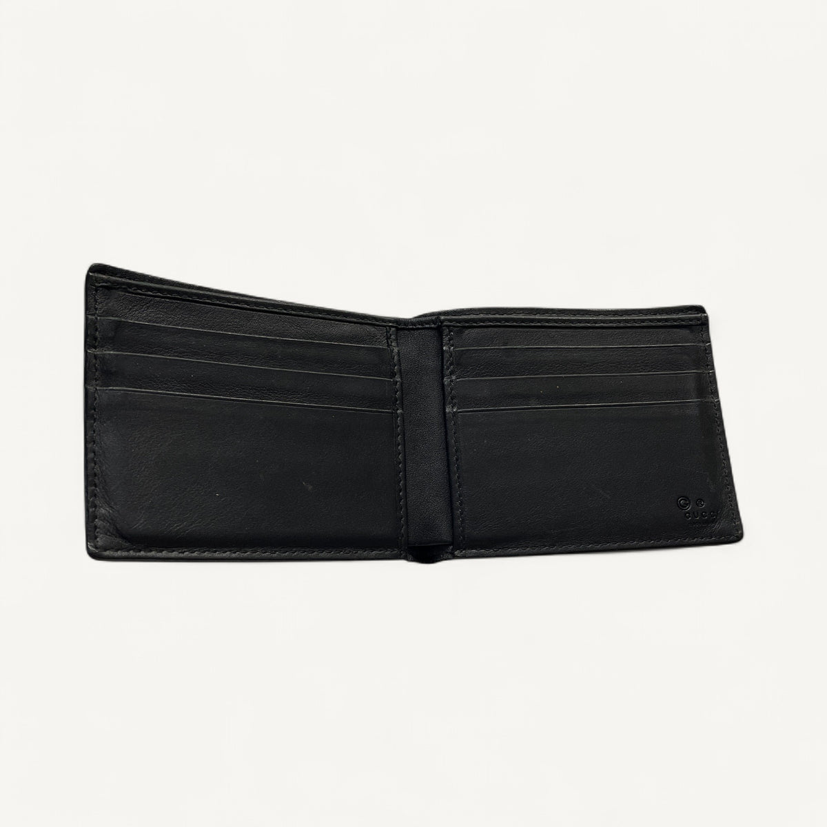 Gucci Guccissima Bifold Wallet in Black