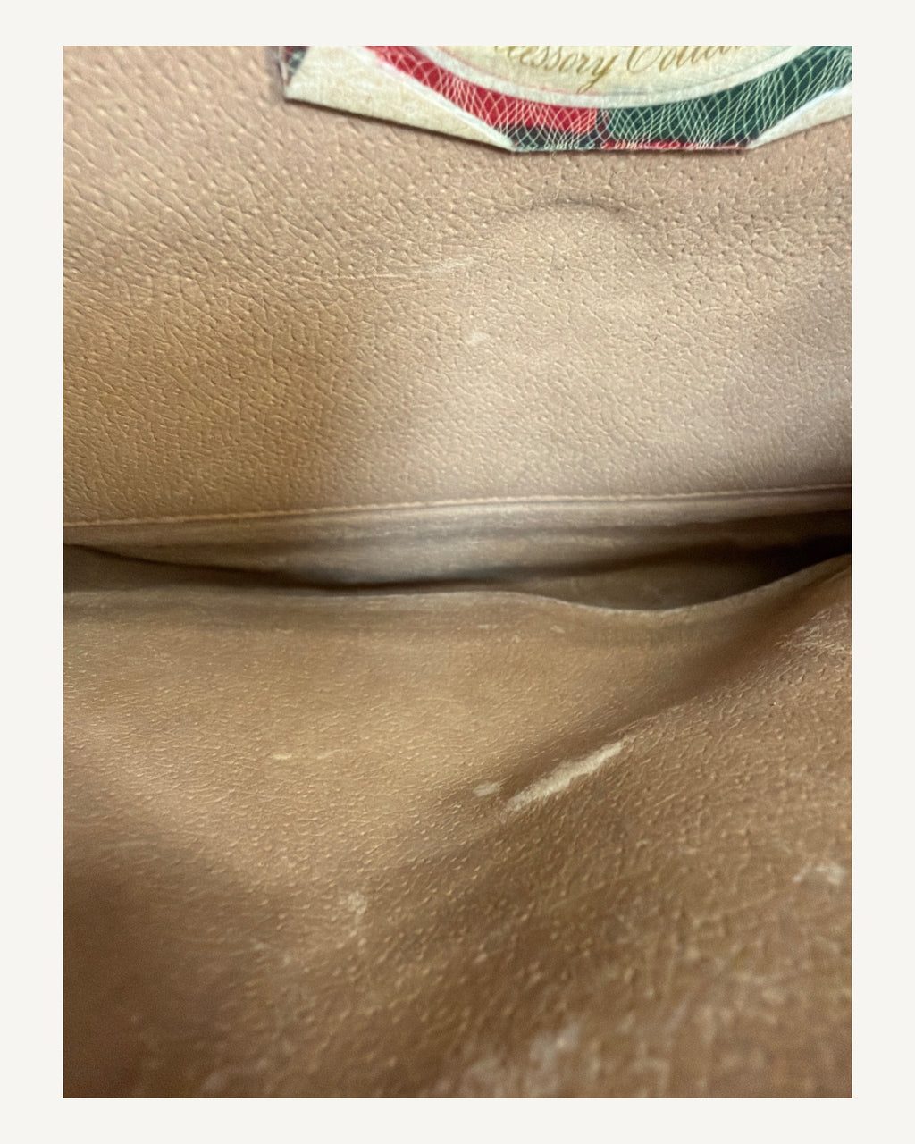 Gucci Vintage GG Canvas Clutch in Brown