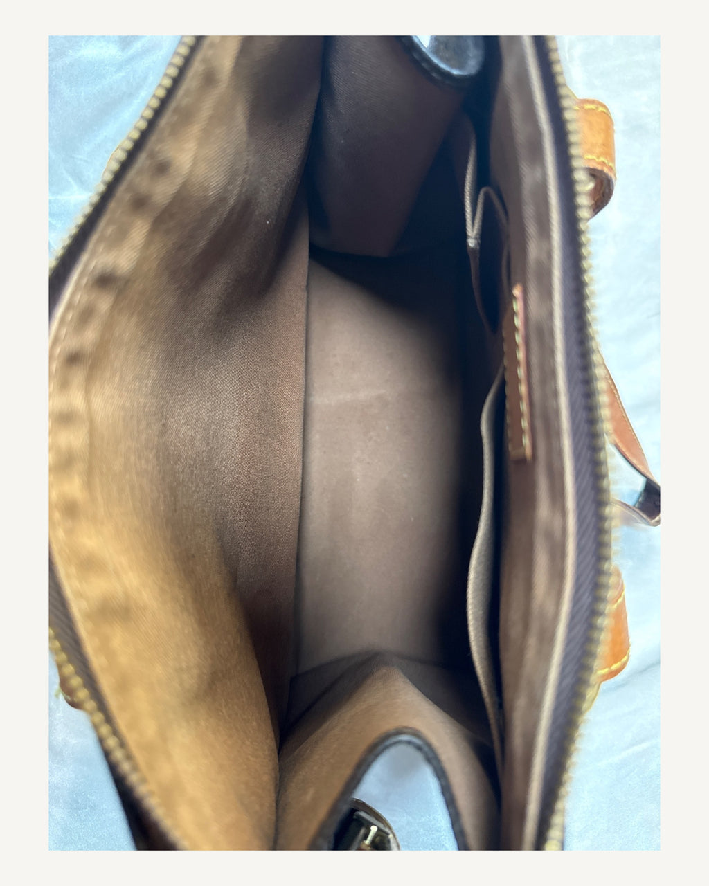Louis Vuitton Monogram Satchel in Brown