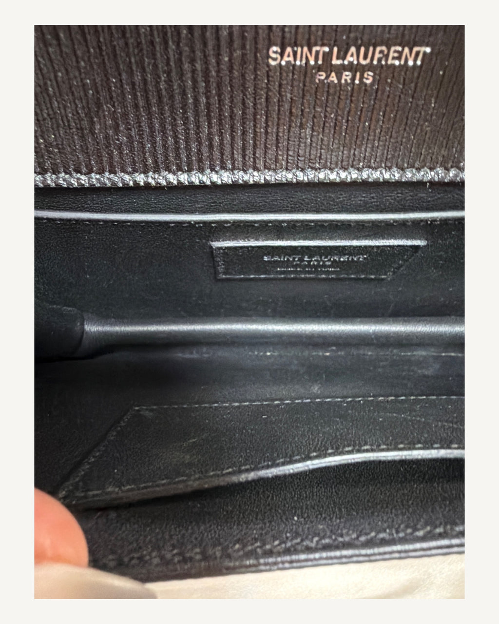Saint Laurent Shoulder Bag in Black