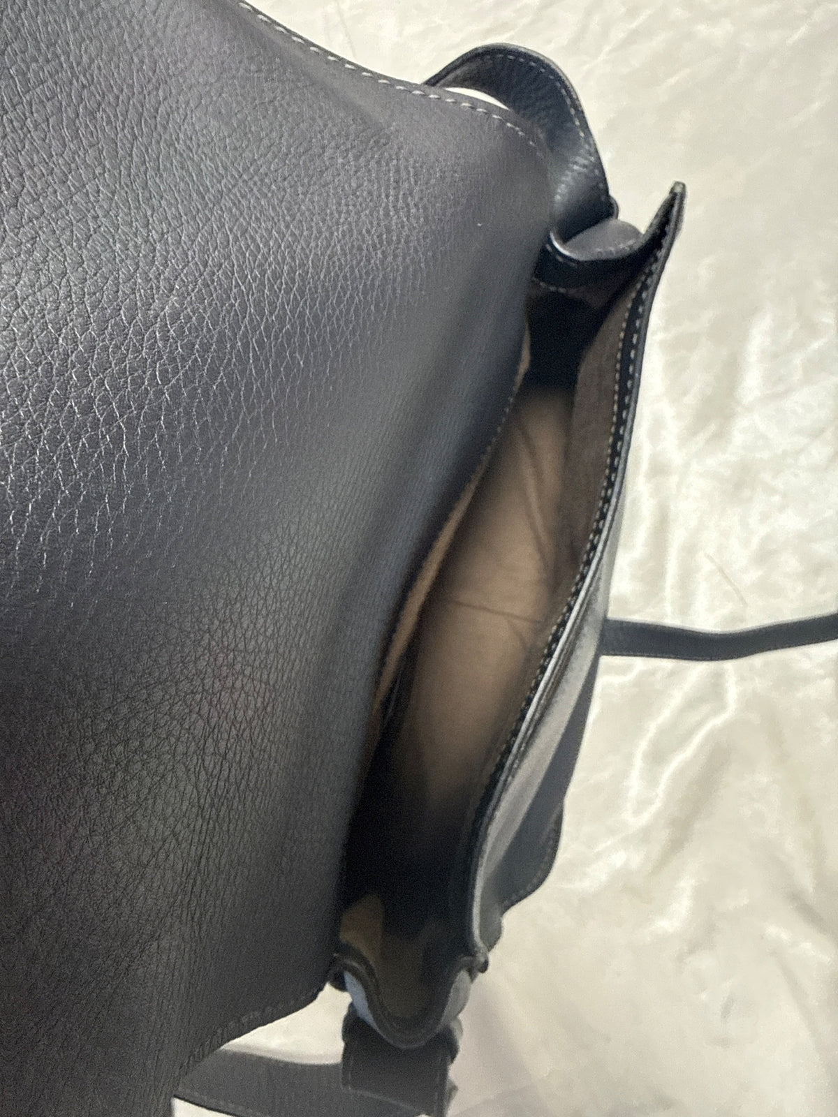 Chloe Marcie Crossbody Bag in Navy Blue