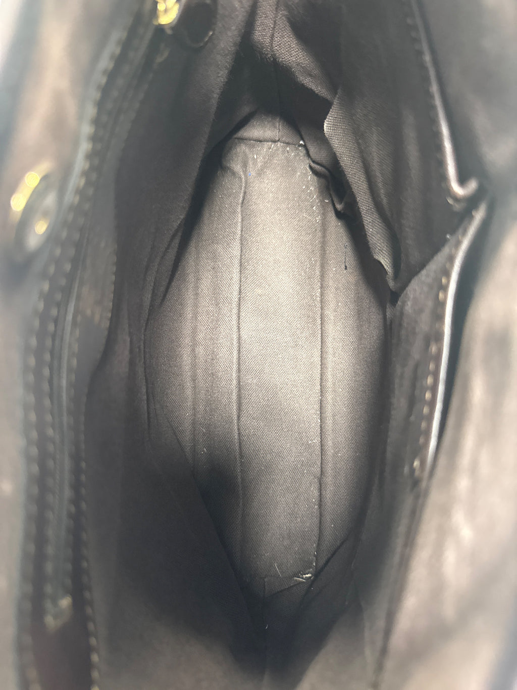 Burberry Haymarket Check Tote in Dark Brown